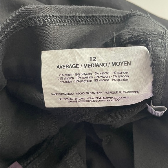 Gloria Vanderbilt Women's Pull-on Comfort Jean, High-Rise Pockets Black, 12 / Z2 - Picture 11 of 12